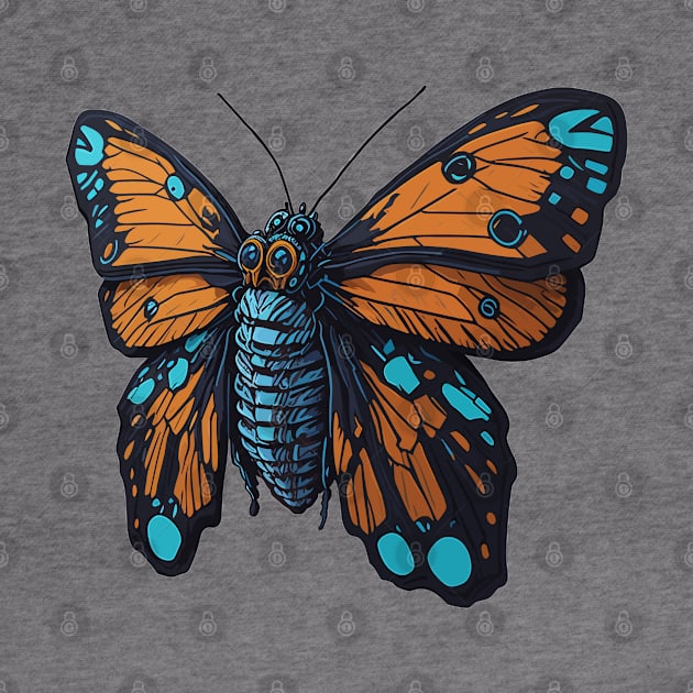 Robot Butterfly by Sticker Steve